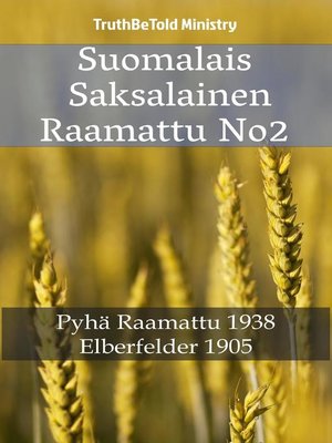 cover image of Suomalais Saksalainen Raamattu No2
